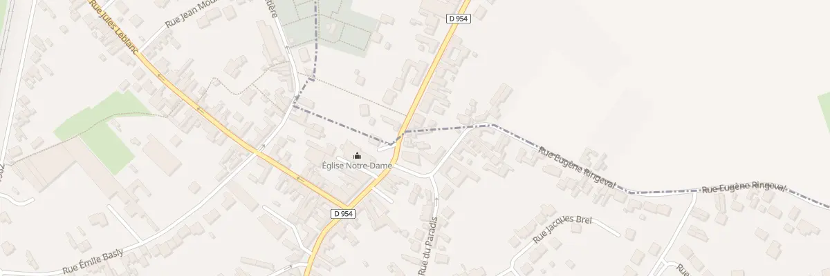 Plan du 2 Rue Cyprien Quinet à Libercourt