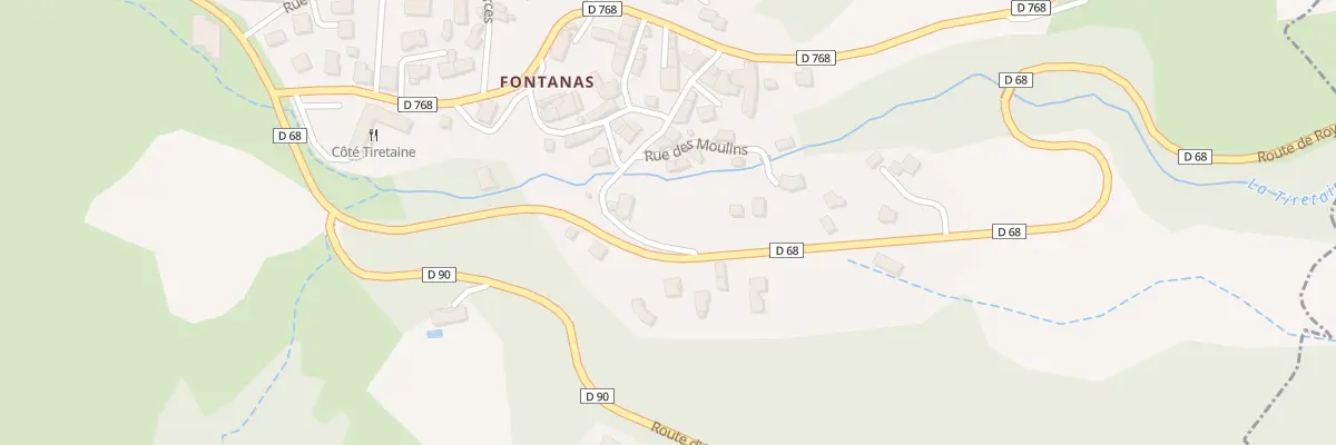 Plan du 9 Rue de la Cascade - Fontanas à Orcines