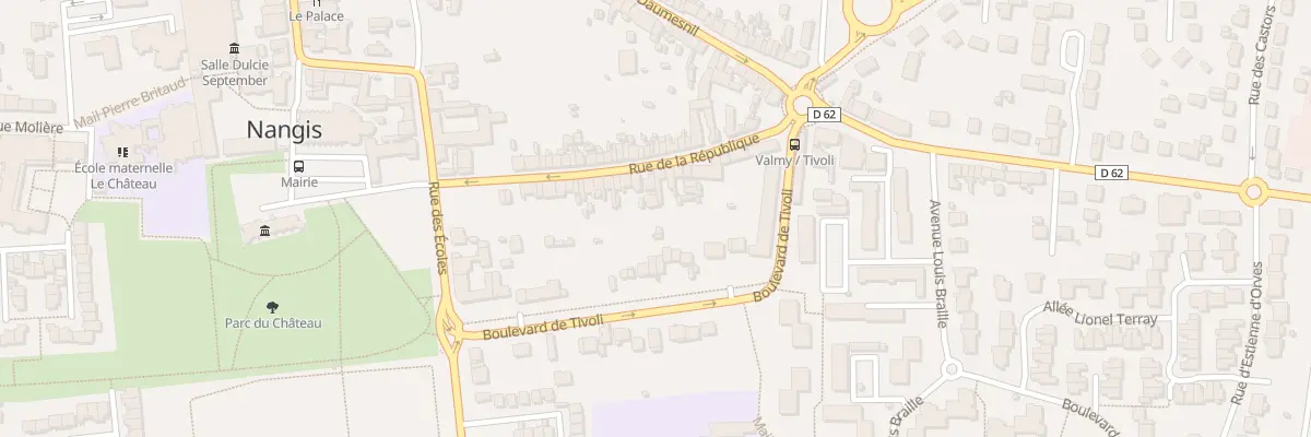 Plan du 30B Rue de la République à Nangis