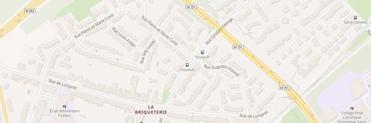 Plan du 23 Rue Pierre et Marie Curie à Lambersart