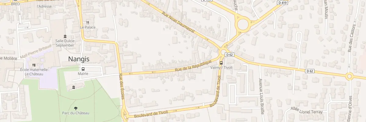 Plan du 39 Rue de la République à Nangis