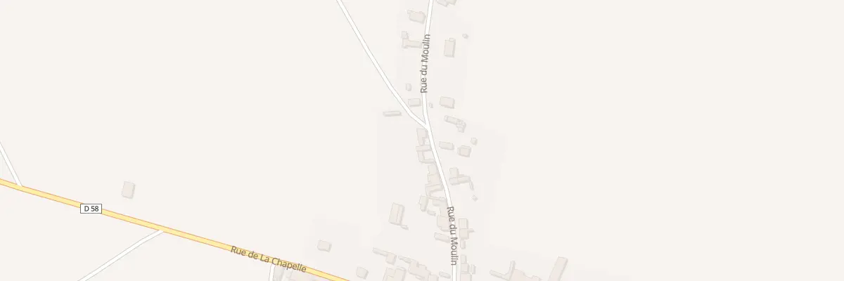 Plan du 11 Rue du Moulin à Équancourt
