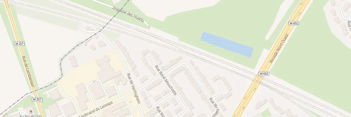 Plan du 74 Rue Bir Hakeim à Lambersart
