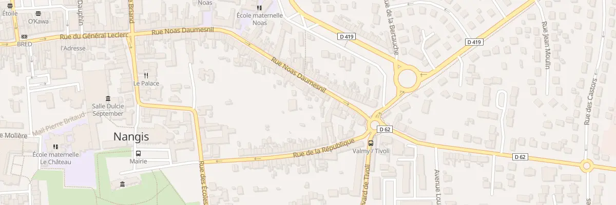 Plan du 62 Rue Noas Daumesnil à Nangis