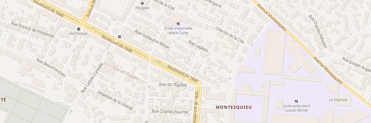 Plan du 26 Rue Guillaume Bimar à Narbonne