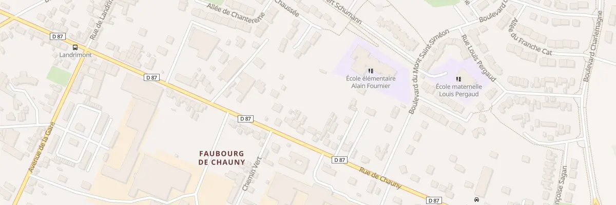 Plan du 443 Rue de Chauny à Noyon