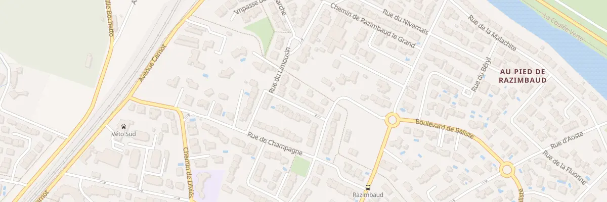 Plan du 21 Rue du Bourbonnais à Narbonne