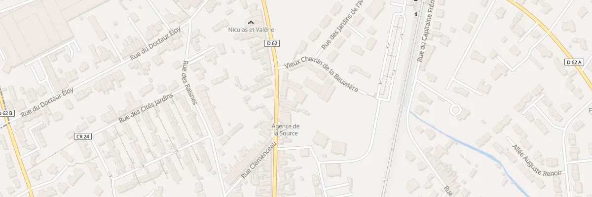 Plan du 9B Rue du Gen de Gaulle à Phalempin