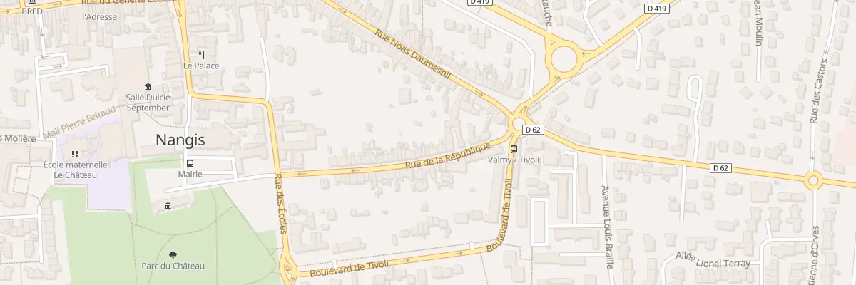 Plan du 41 Rue de la République à Nangis