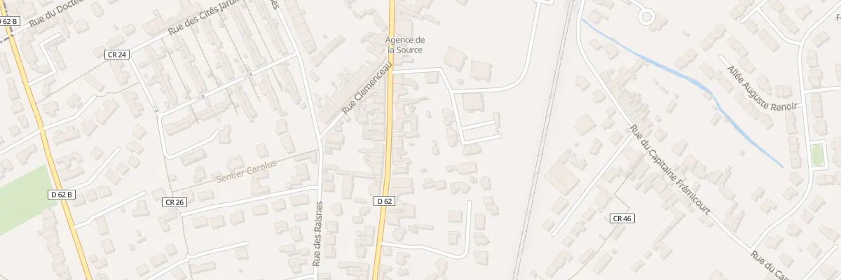 Plan du 37 Rue du Gen de Gaulle à Phalempin