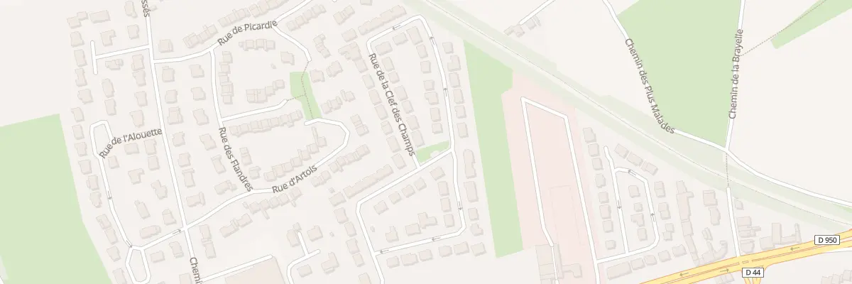 Plan du 17 Rue de la Clef des Champs à Brebières