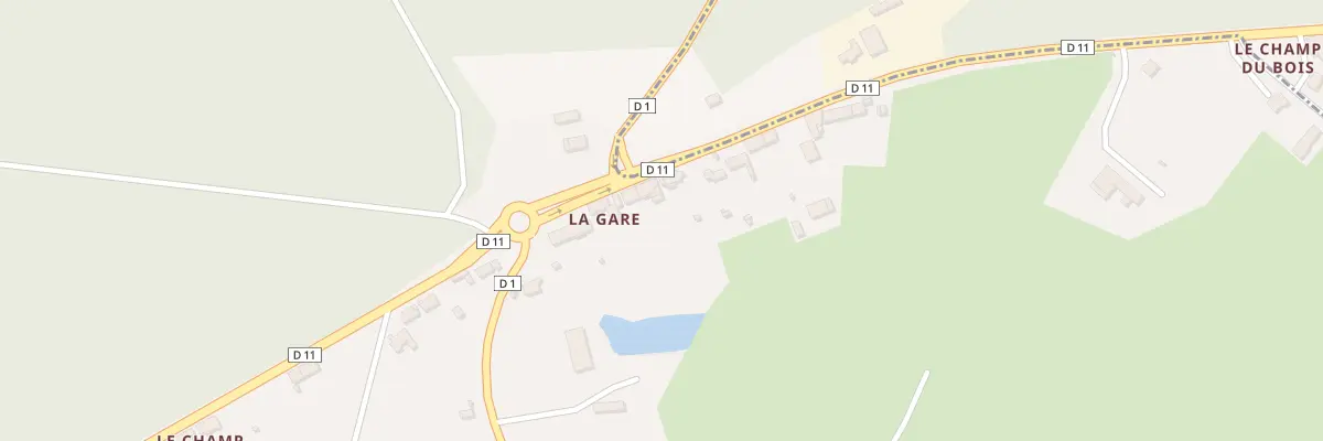 Plan du 10 La Gare à Saint-Hilaire