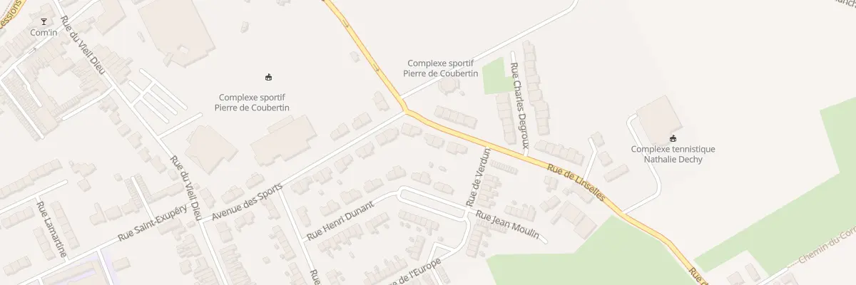 Plan du 50 Rue de Linselles à Comines