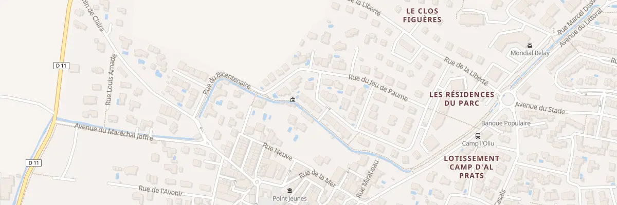 Plan du 8 Rue des Droits de l’Homme à Sainte-Marie-la-Mer
