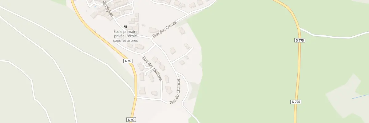 Plan du 5 Rue du Chancet à Chanat-la-Mouteyre