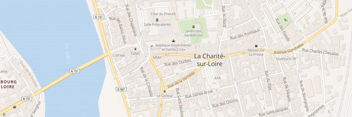 Plan du 15 Rue des Ourbes à La Charité-sur-Loire