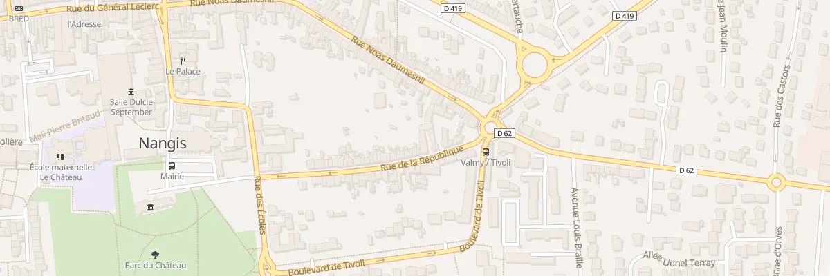 Plan du 41T Rue de la République à Nangis
