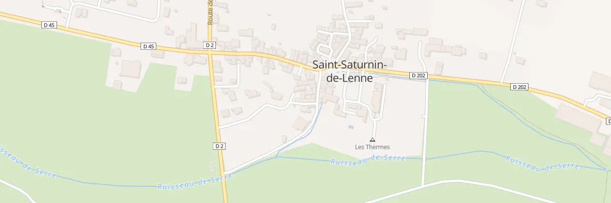 Plan du 5014 Saint Saturnin de Lenne à Saint-Saturnin-de-Lenne
