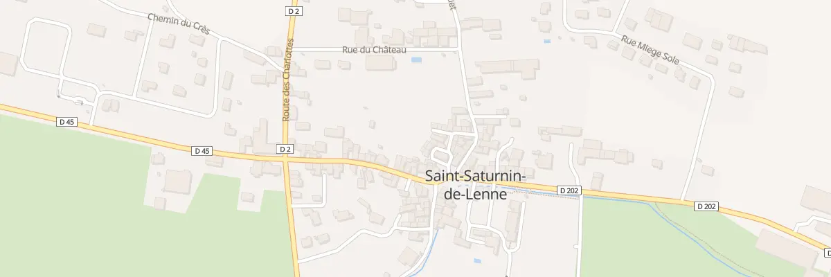 Plan du 5071 Saint Saturnin de Lenne à Saint-Saturnin-de-Lenne