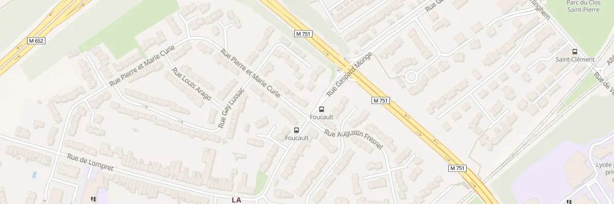 Plan du 22 Rue Pierre et Marie Curie à Lambersart