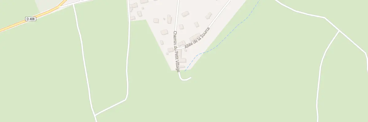Plan du 9001 Che du Petit Village à Charbonnières-les-Vieilles