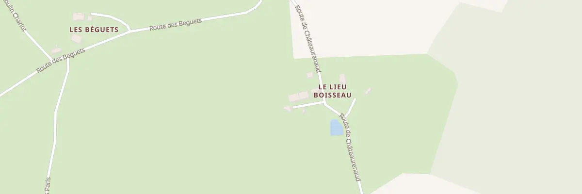 Plan du 6 Rte de Châteaurenaud à Pouzy-Mésangy