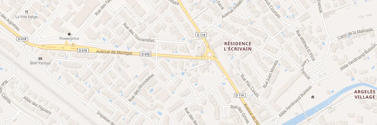 Plan du 9004 Rte de Saint Andre à Argelès-sur-Mer