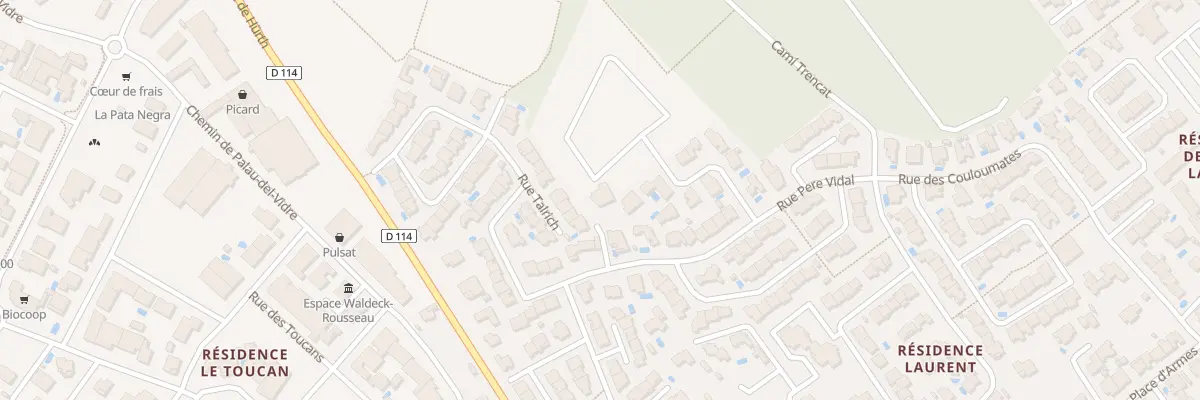 Plan du 13B Rue Pere Vidal à Argelès-sur-Mer