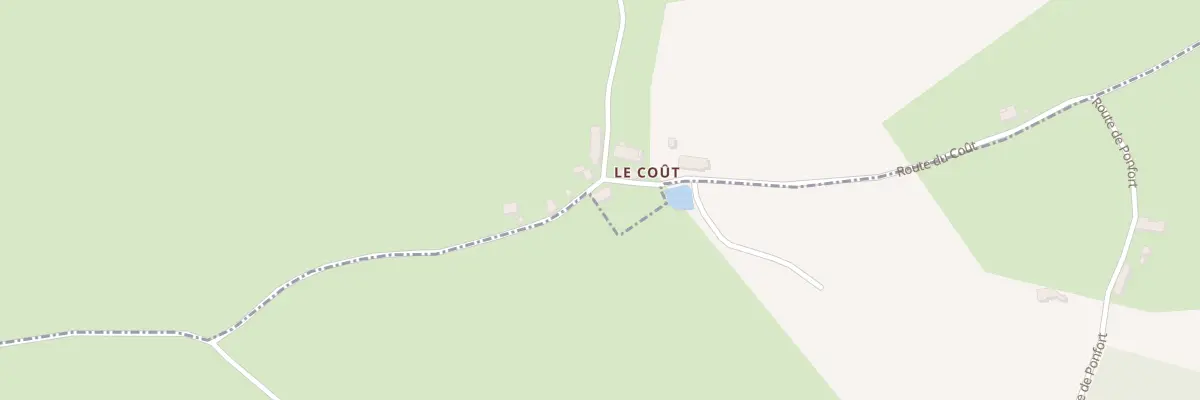 Plan du 1530 Rte du Cout à Deux-Chaises
