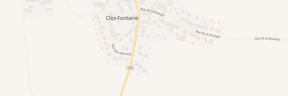 Plan du 25 Rue de Nangis à Clos-Fontaine