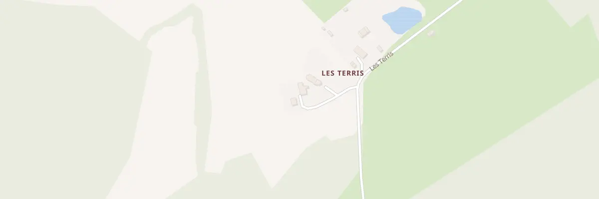 Plan du 1 Les Terris à Arquian