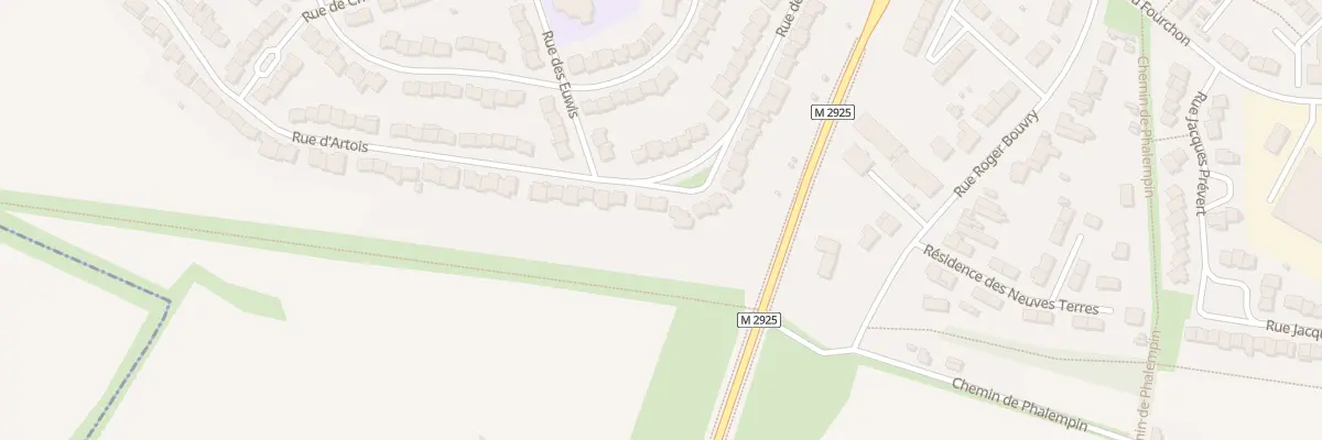Plan du 14 Rue de Flandre à Seclin