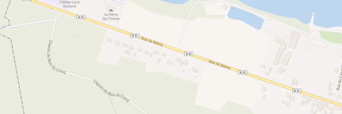 Plan du 17B Rue de Reims à Couloisy