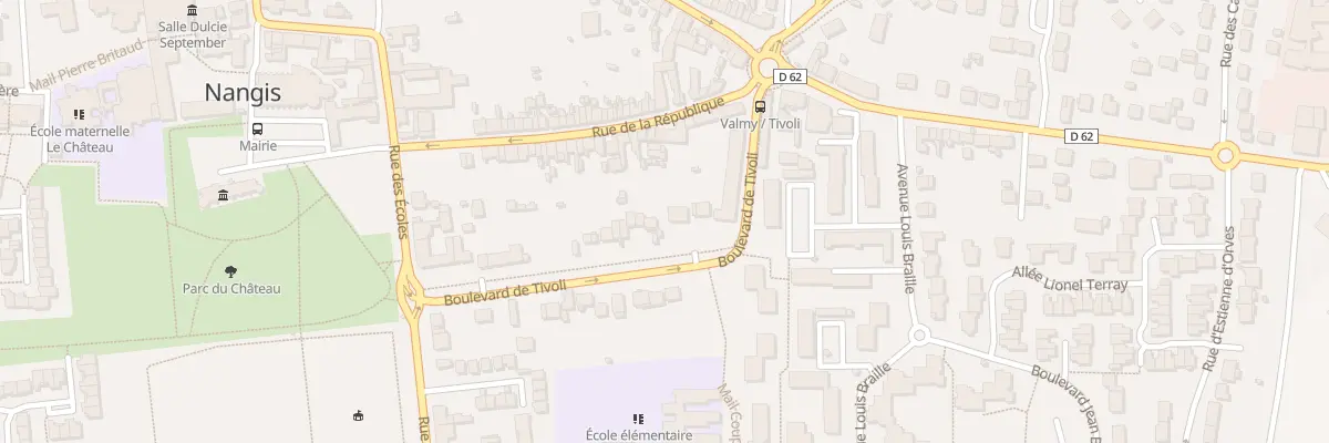 Plan du 38A Rue de la République à Nangis
