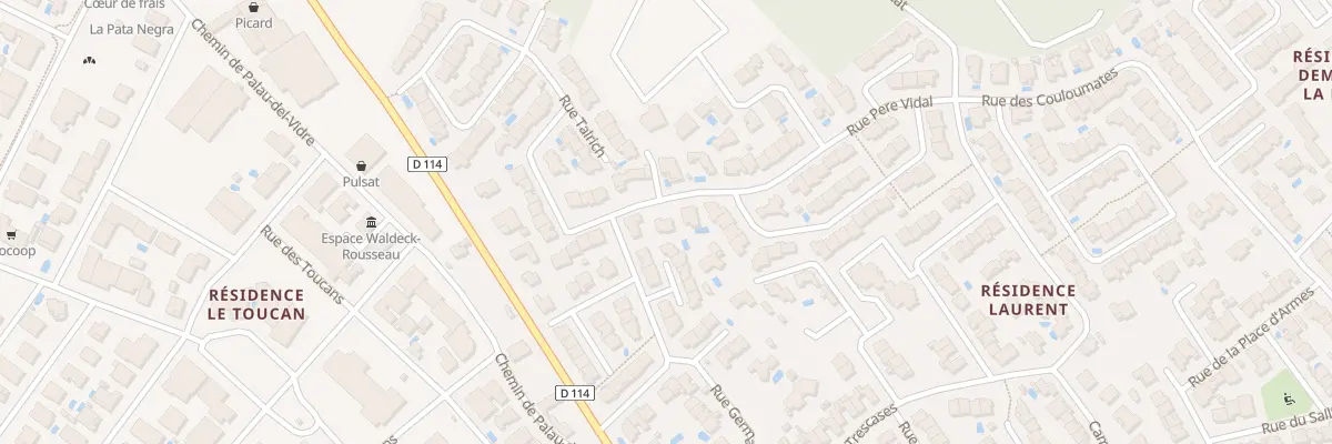 Plan du 34 Rue Pere Vidal à Argelès-sur-Mer