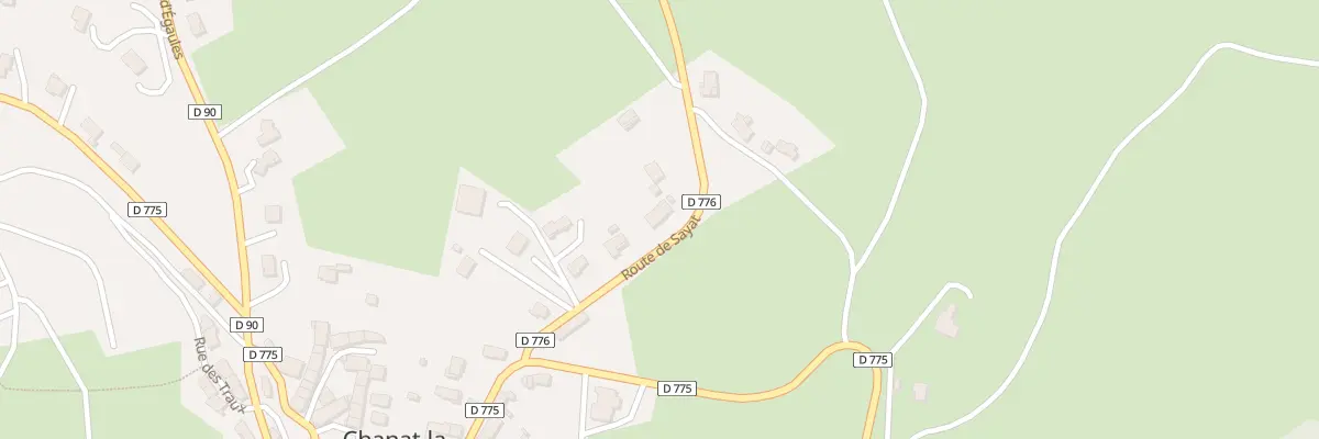 Plan du 15 Rte de Sayat à Chanat-la-Mouteyre
