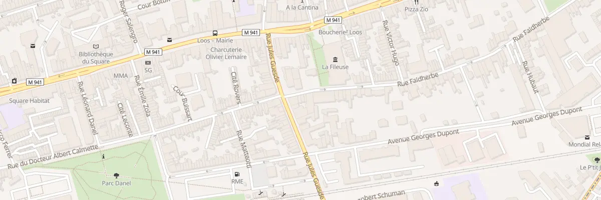 Plan du 559 Rue Faidherbe à Loos