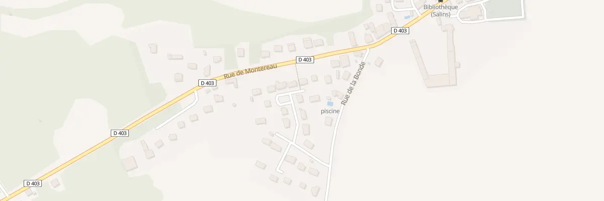 Plan du 4 Rue du Bois des Brosses à Salins