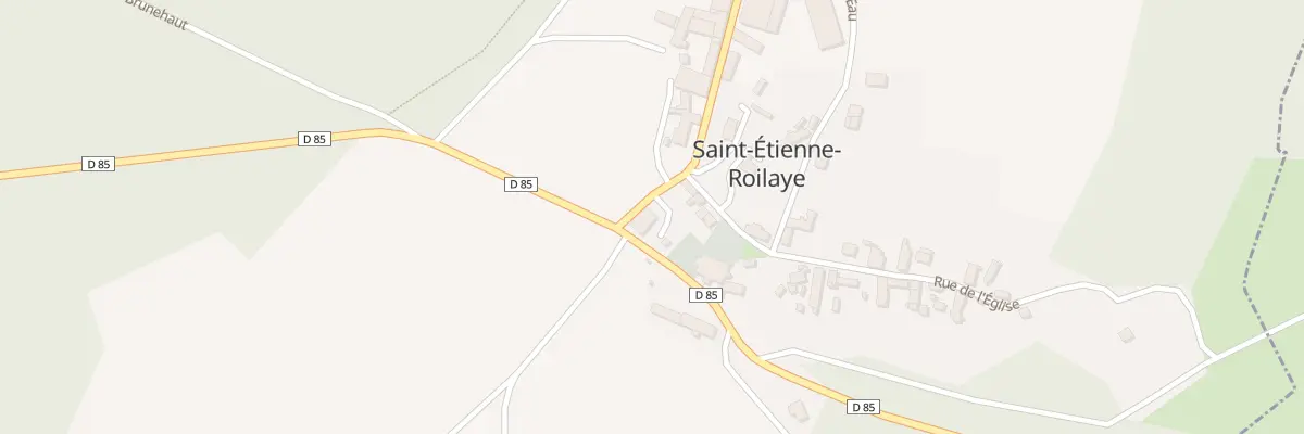 Plan du 2 Rue de l’Escadron de Gironde à Saint-Étienne-Roilaye