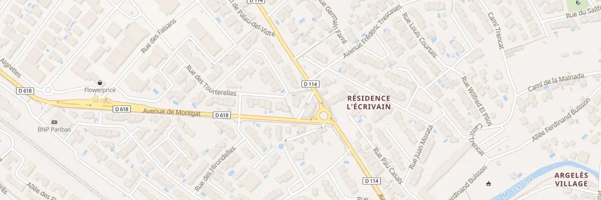 Plan du 44 Rue des Tourterelles à Argelès-sur-Mer