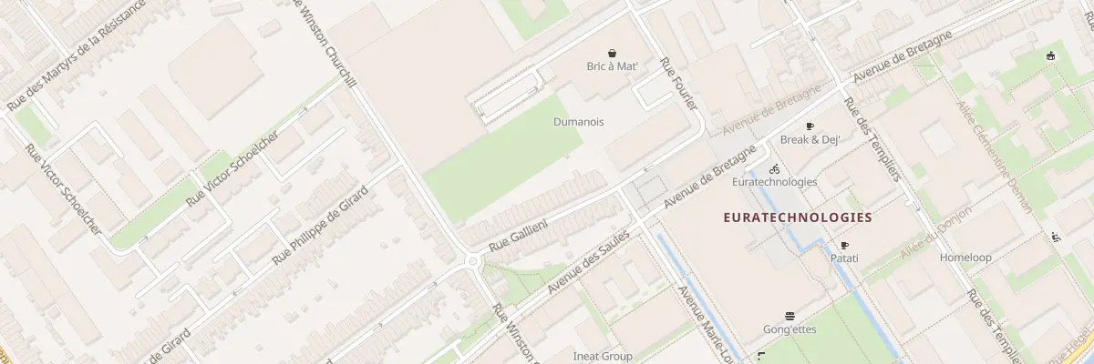 Plan du 31 Rue Galliéni à Lille