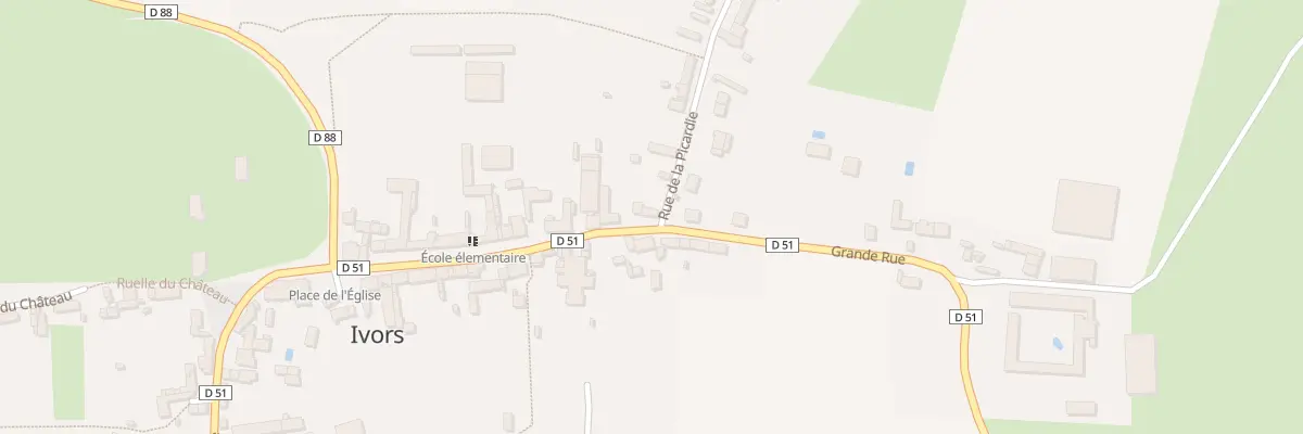 Plan du 25 Rue de la Grande Rue à Ivors