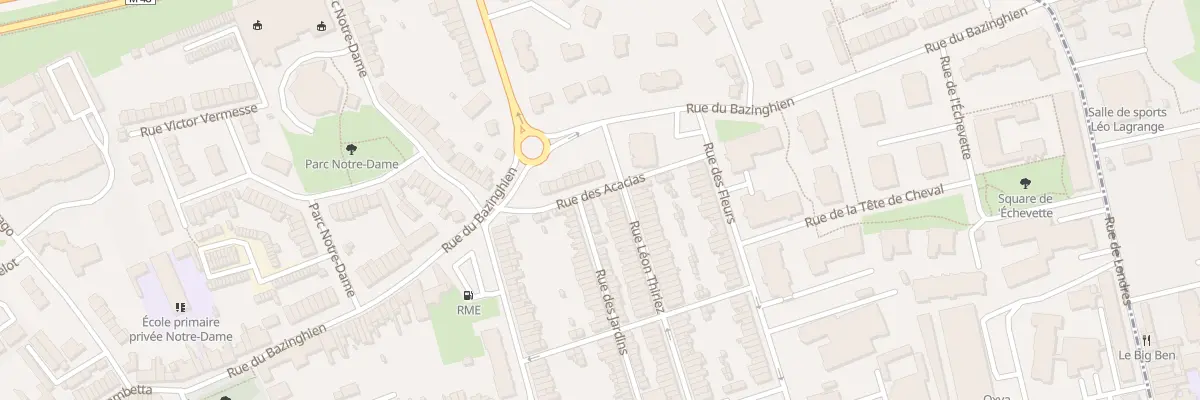 Plan du 115 Rue Léon Thiriez à Loos