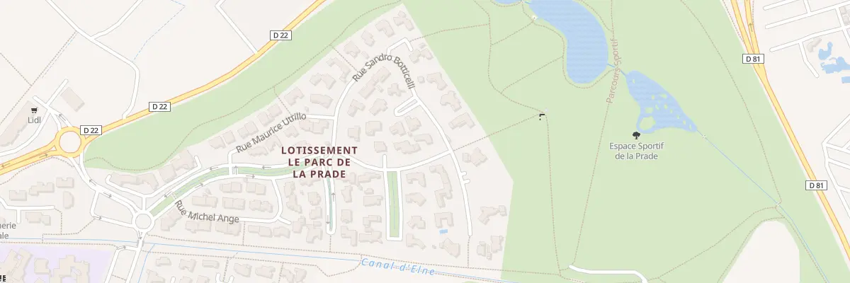 Plan du 11 Rue Sandro Botticelli à Saint-Cyprien