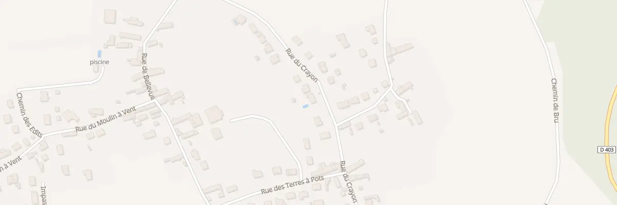 Plan du 23 Rue du Crayon à Salins