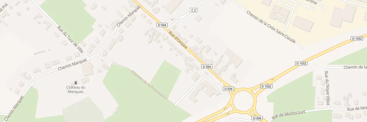 Plan du 944 Rue d’Orroire à Noyon