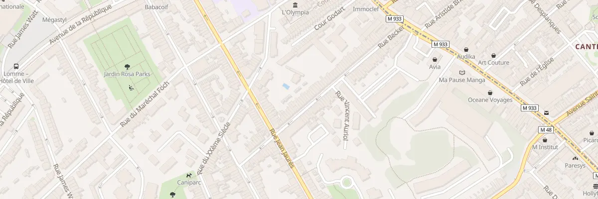 Plan du 78 Rue Becker à Lille