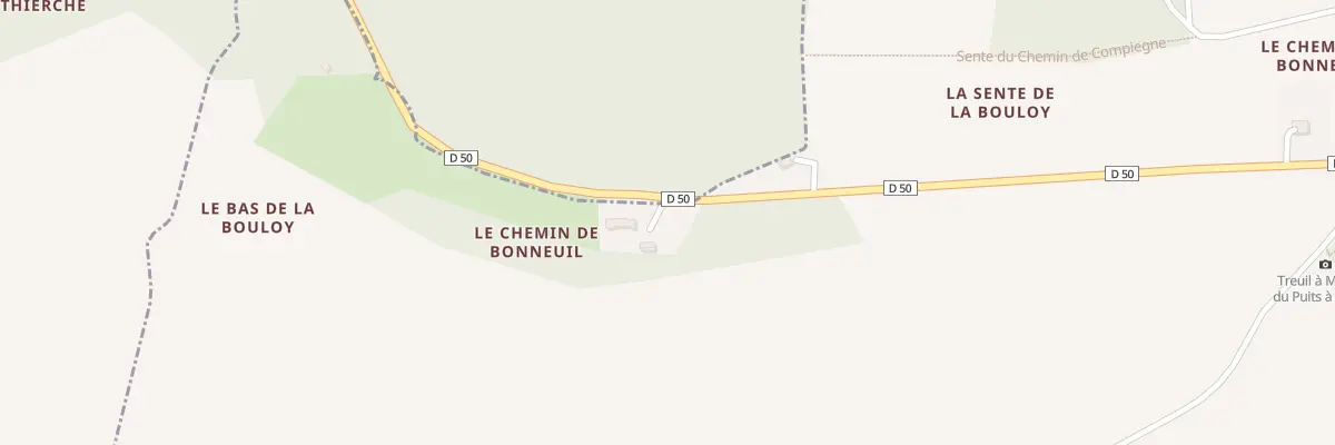 Plan du 75 Rue de Bonneuil En Valois à Éméville