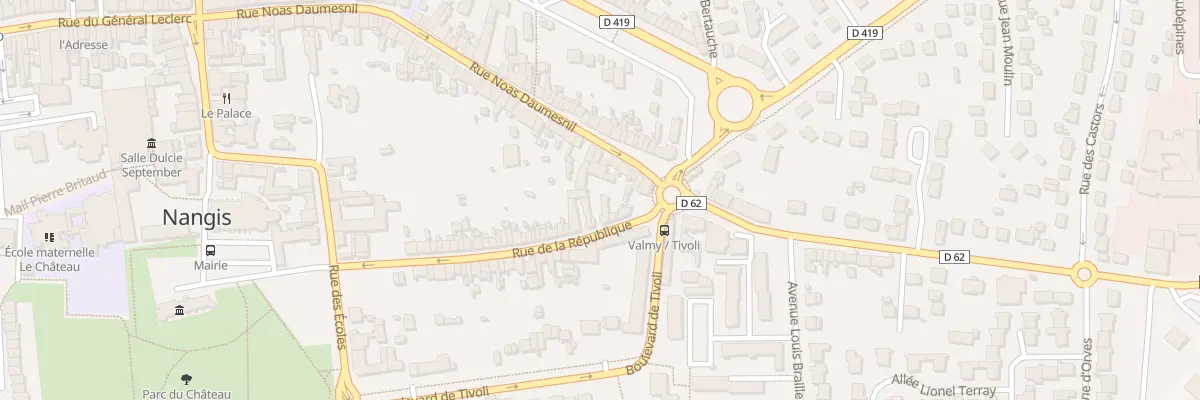 Plan du 45 Rue de la République à Nangis