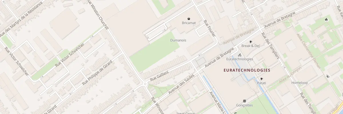 Plan du 35 Rue Galliéni à Lille